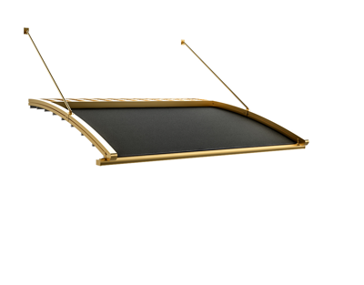 Oval hinged automatic pergola