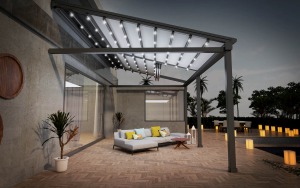Automatic pergolas