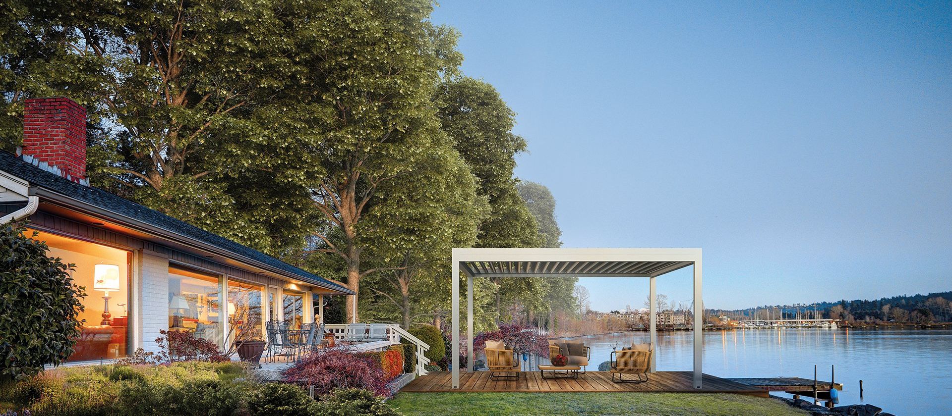 Bioclimatic pergolas